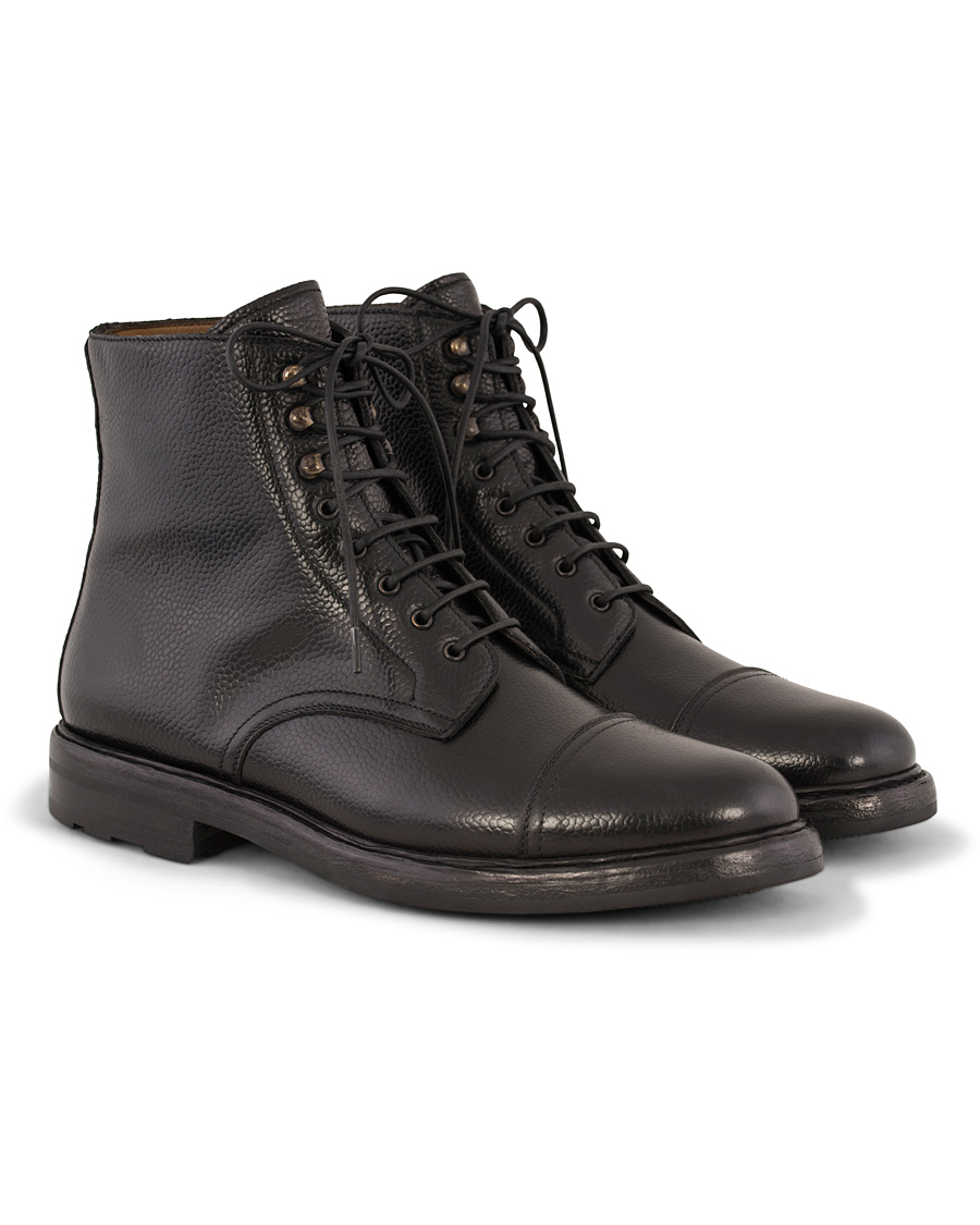 Herre | Ralph Lauren Macomb Boot Country Grain Black | Polo Ralph Lauren | Ralph Lauren Macomb Boot Country Grain Black