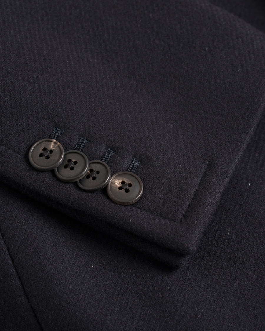 Herre | Jakker | Boglioli | Cappotto Wool Coat Navy