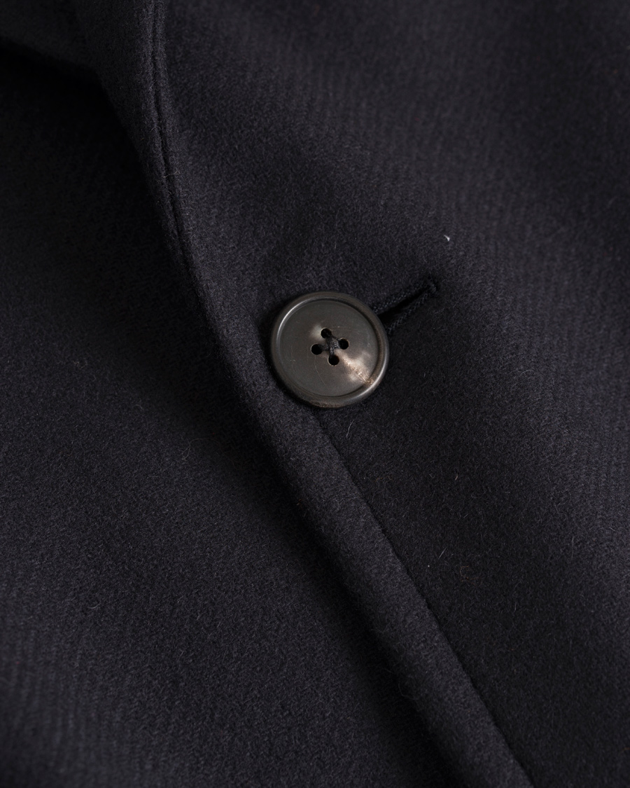 Herre | Jakker | Boglioli | Cappotto Wool Coat Navy