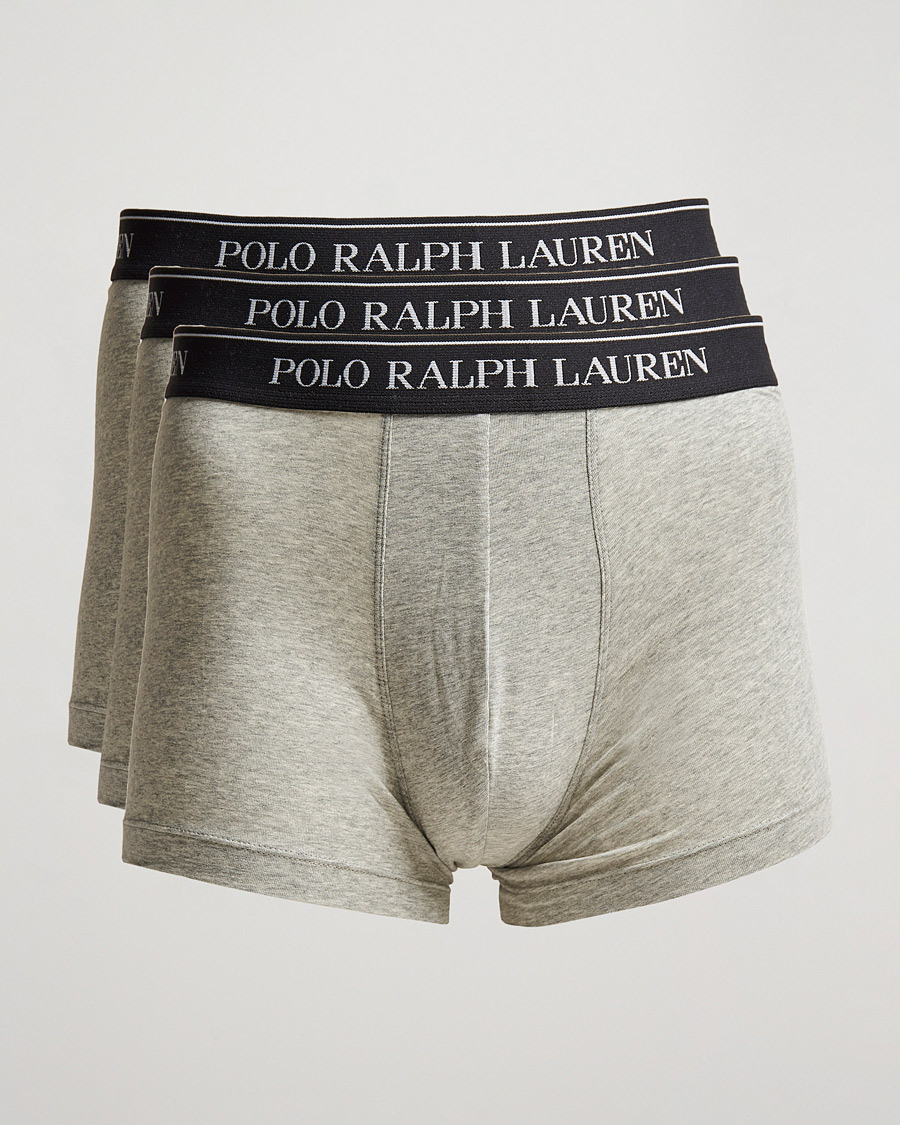 Herre | Undertøj | Polo Ralph Lauren | 3-Pack Trunk Andover Heather Grey