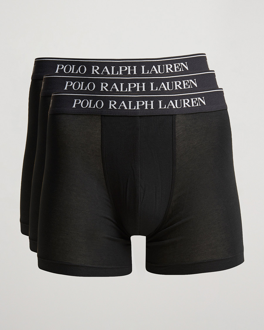 Polo Ralph 3-Pack Boxer Polo Black -