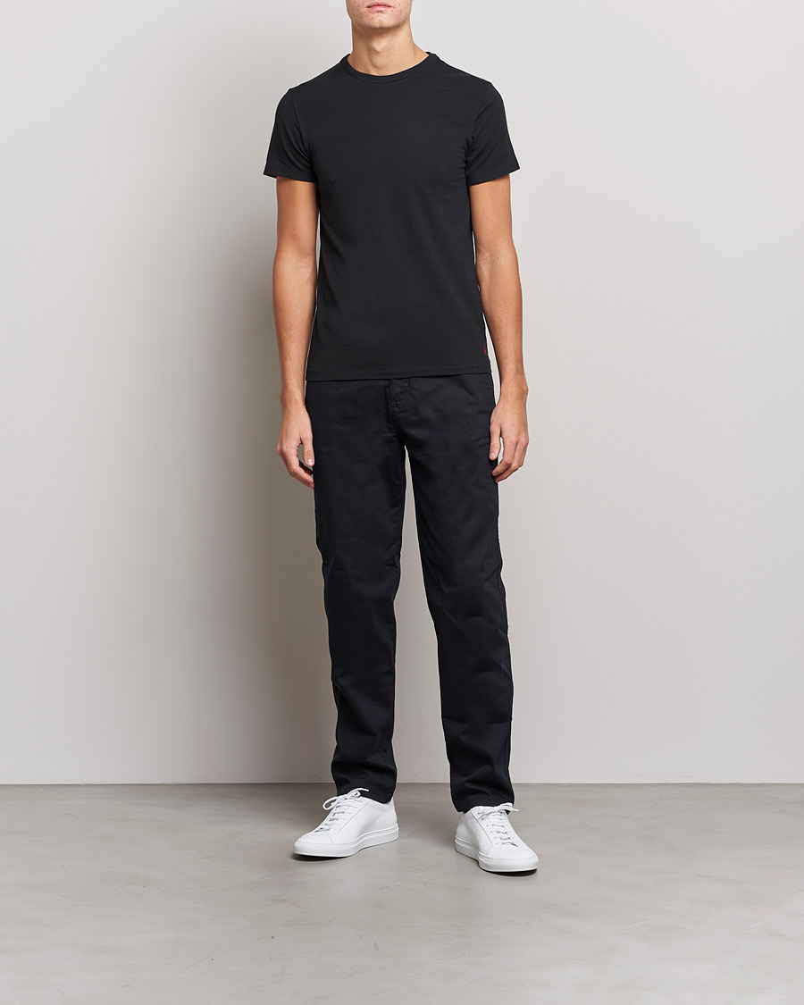 Herre | T-Shirts | Polo Ralph Lauren | 2-Pack Cotton Stretch Polo Black