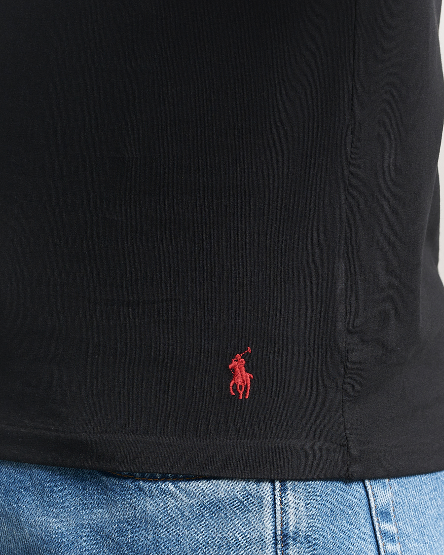 Herre | T-Shirts | Polo Ralph Lauren | 2-Pack Cotton Stretch T-Shirt Black