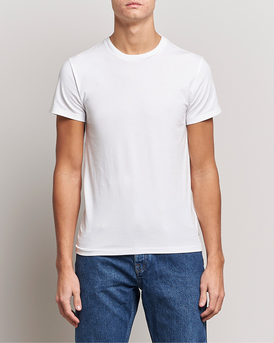 Herre | Kortærmede t-shirts | Polo Ralph Lauren | 2-Pack Cotton Stretch White