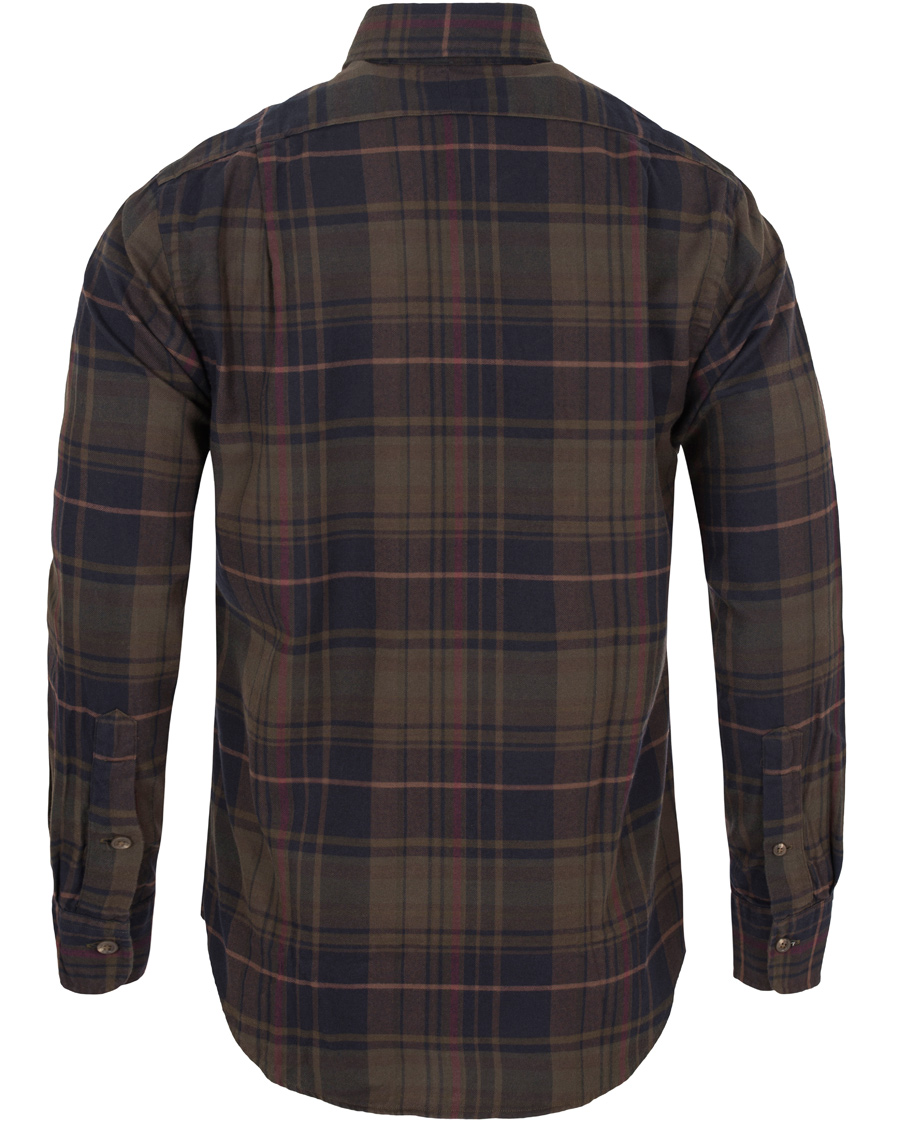 Herre | Skjorter | Polo Ralph Lauren | Estate Twill Check Shirt Olive/Violet Multi
