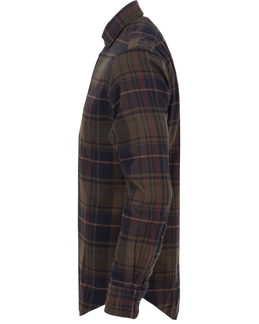 Herre | Skjorter | Polo Ralph Lauren | Estate Twill Check Shirt Olive/Violet Multi