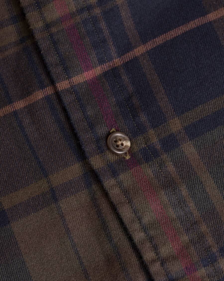 Herre | Skjorter | Polo Ralph Lauren | Estate Twill Check Shirt Olive/Violet Multi