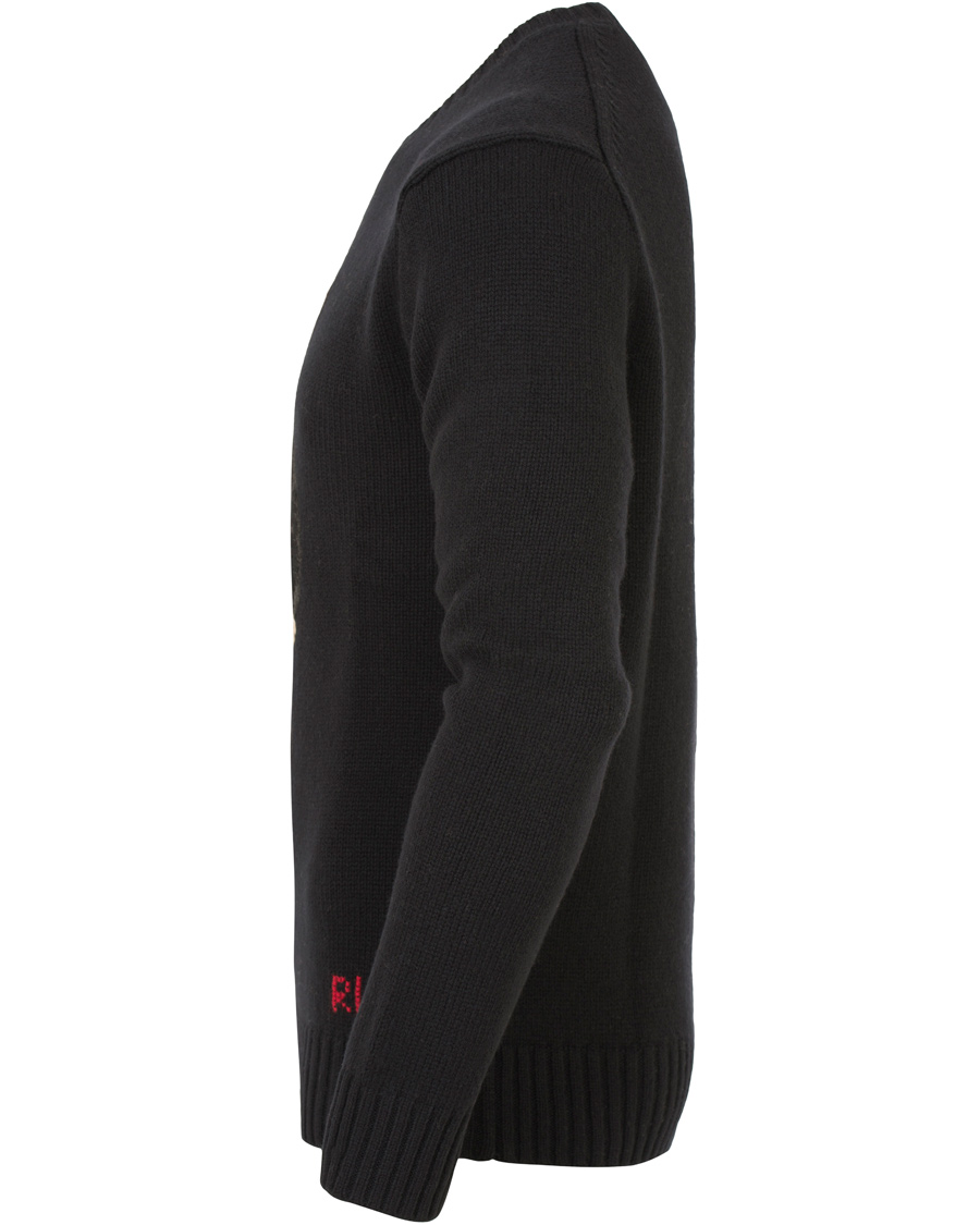 Herre | Trøjer | Polo Ralph Lauren | Bear Tuxedo Knitted Sweater Black