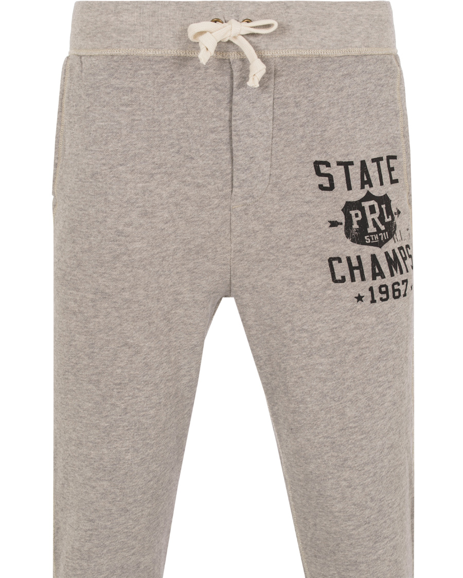 Herre | Bukser | Polo Ralph Lauren | State Champs Sweatpants Salt & Peppar