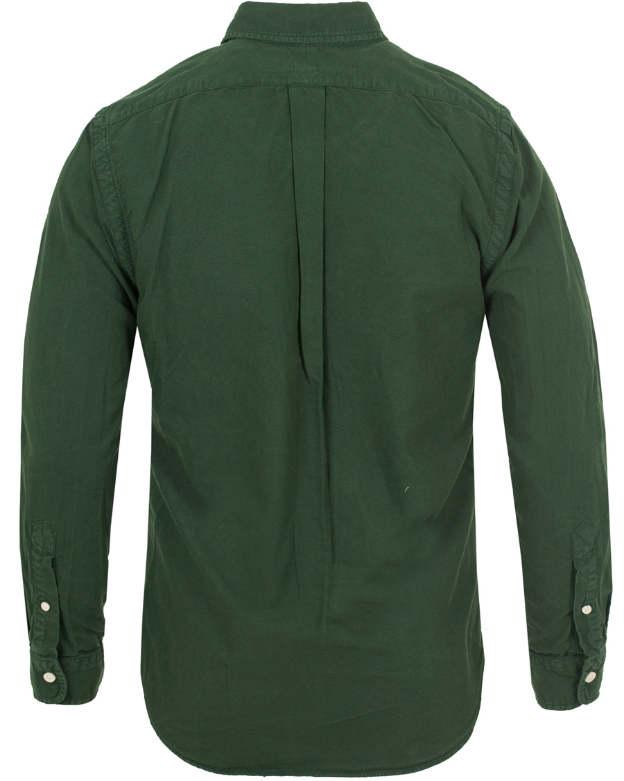Herre | Skjorter | Polo Ralph Lauren | Slim Fit Garment Dyed Oxford Shirt Bentley Green