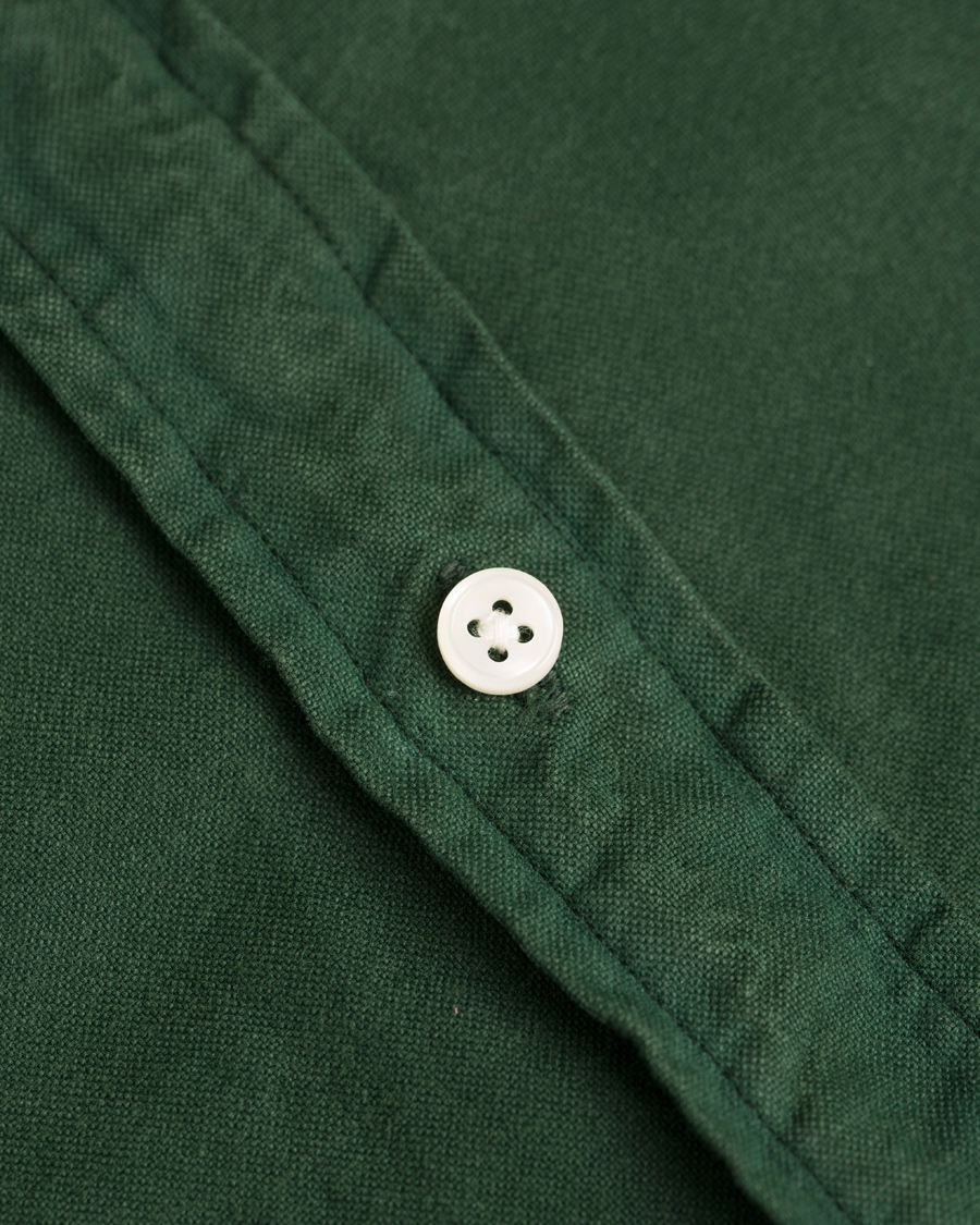 Herre | Skjorter | Polo Ralph Lauren | Slim Fit Garment Dyed Oxford Shirt Bentley Green