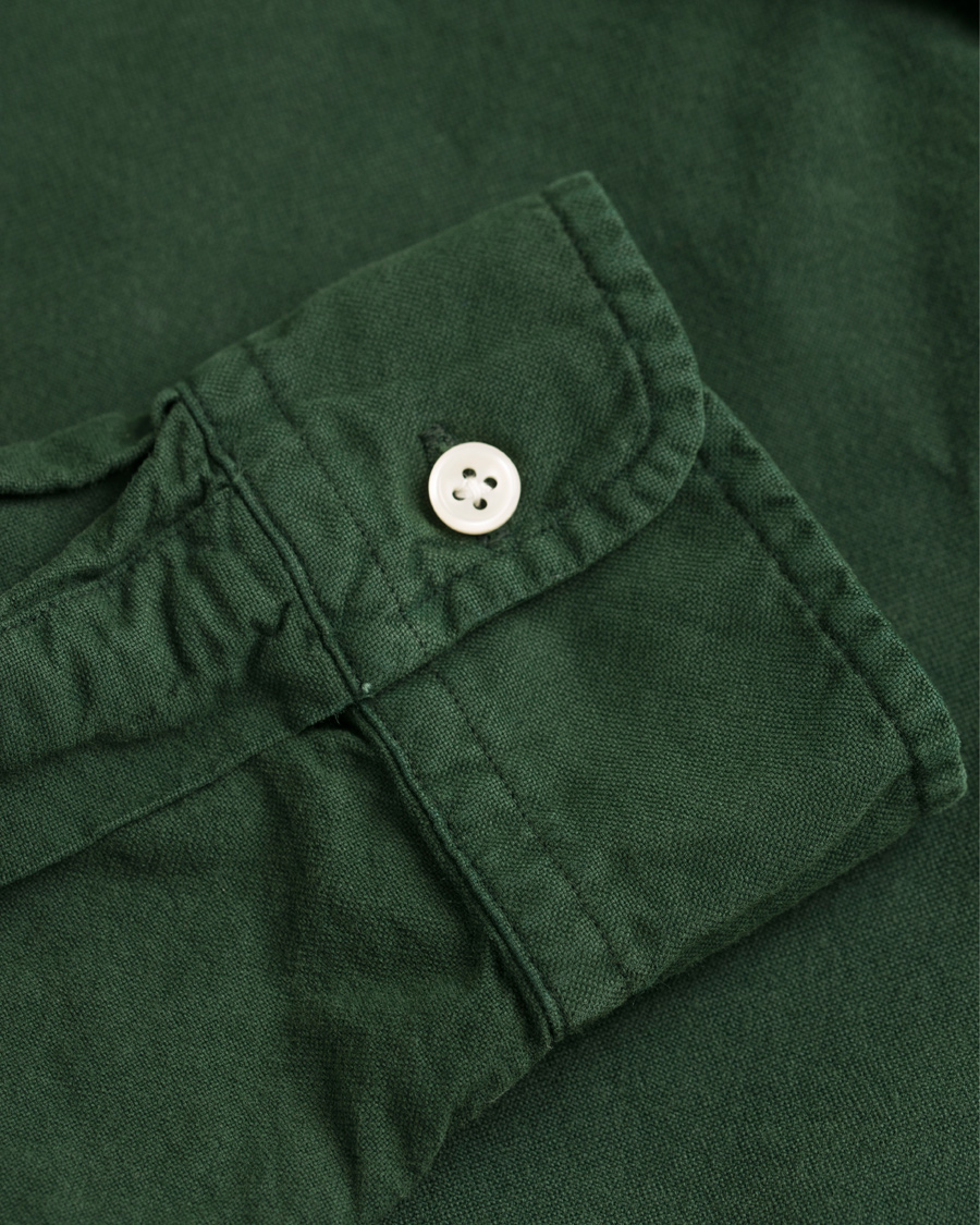 Herre | Skjorter | Polo Ralph Lauren | Slim Fit Garment Dyed Oxford Shirt Bentley Green