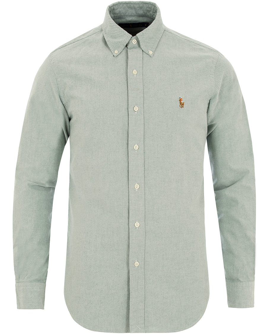 Herre | Skjorter | Polo Ralph Lauren | Core Fit Stretch Oxford Shirt Green