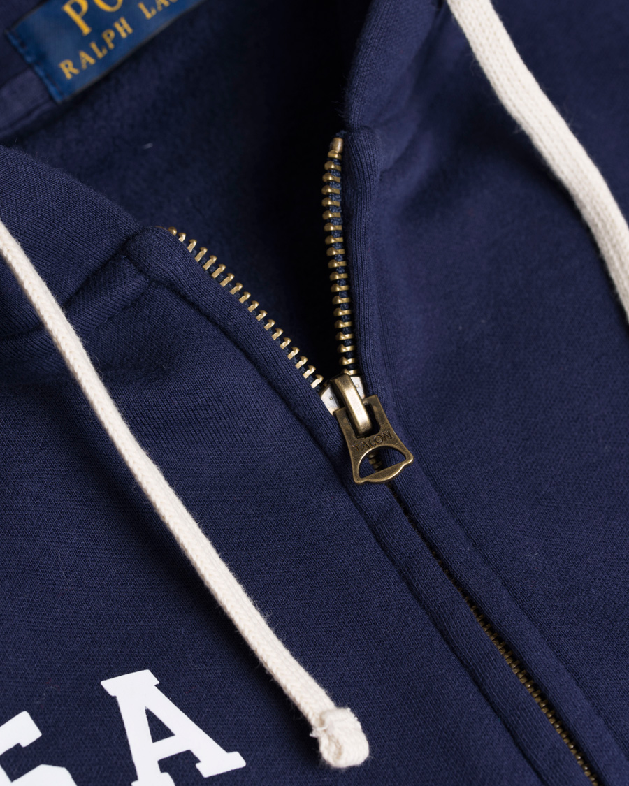 Herre | Trøjer | Polo Ralph Lauren | USA Full Zip Hoodie French Navy