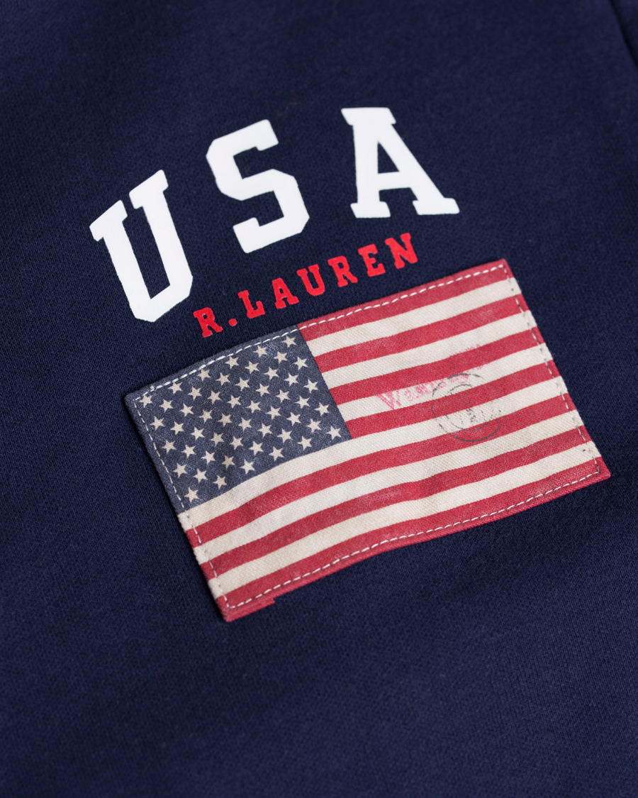 Herre | Trøjer | Polo Ralph Lauren | USA Full Zip Hoodie French Navy