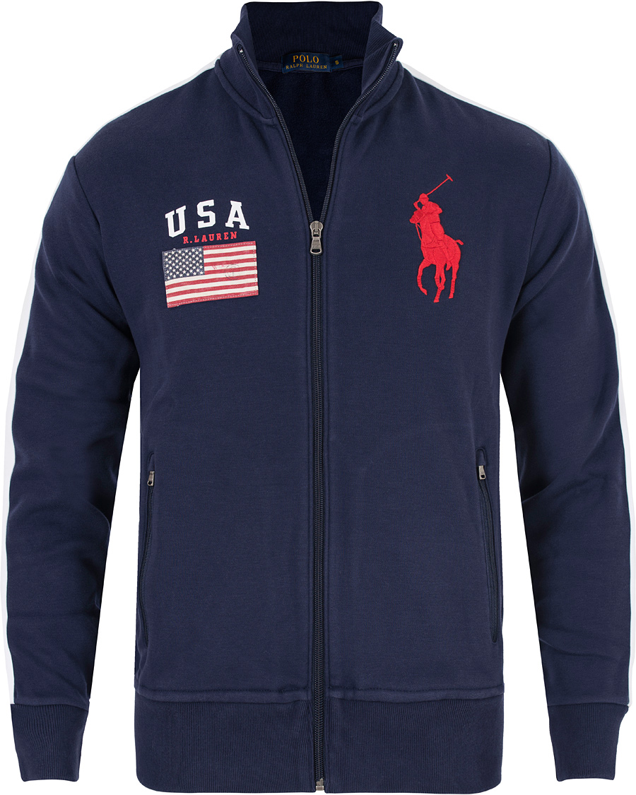 Herre | Trøjer | Polo Ralph Lauren | USA Track Jacket French Navy