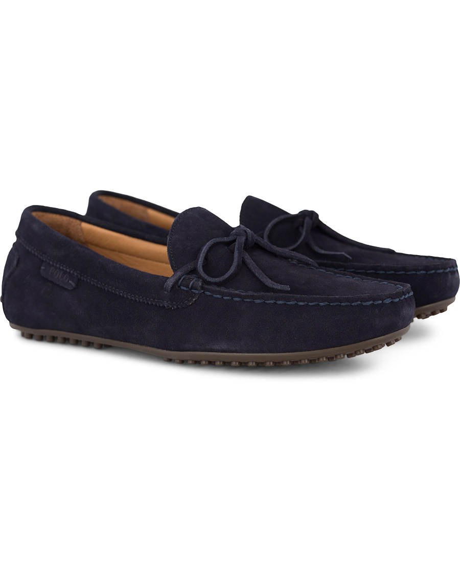 Herre | Polo Ralph Lauren Woodford Carshoes Navy Suede | Polo Ralph Lauren | Woodford Carshoes Navy Suede