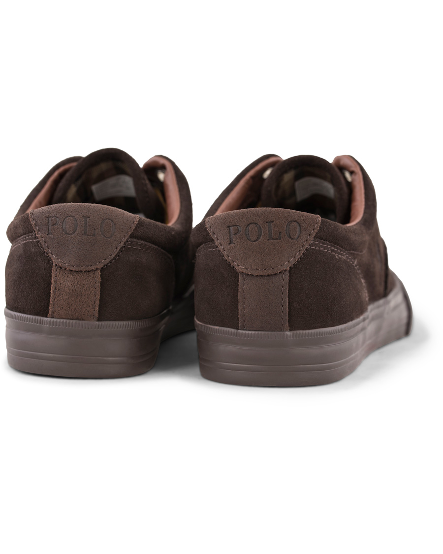 Herre | Polo Ralph Lauren Vaughn Sneaker Dark Brown Suede | Polo Ralph Lauren | Vaughn Sneaker Dark Brown Suede