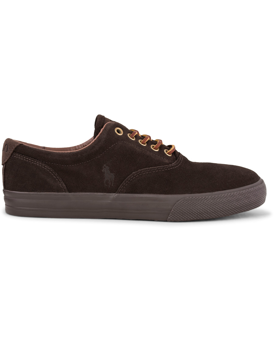 Herre | Polo Ralph Lauren Vaughn Sneaker Dark Brown Suede | Polo Ralph Lauren | Vaughn Sneaker Dark Brown Suede