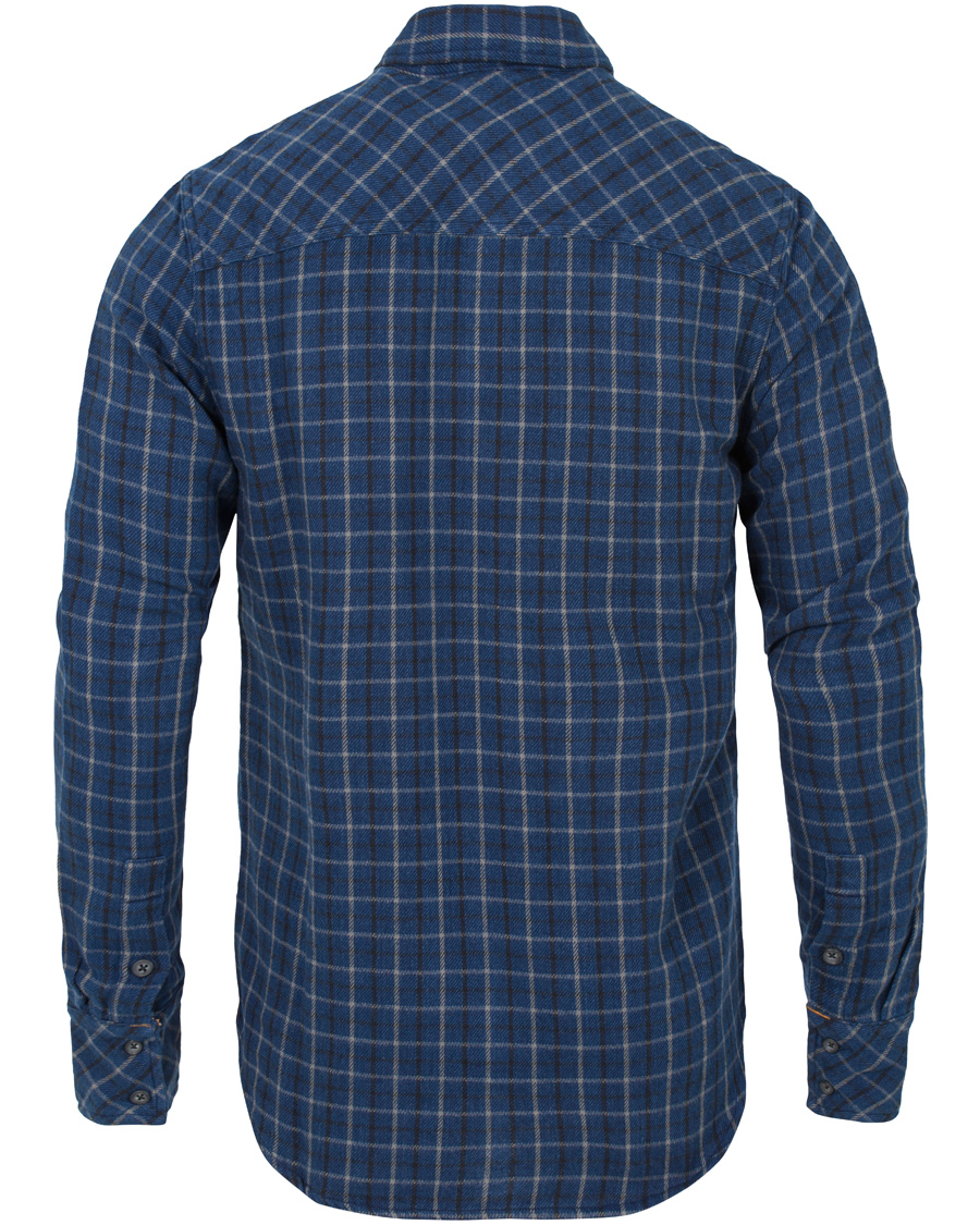 Herre | Skjorter | Nudie Jeans | Gunnar Rope Twill Check Shirt Indigo