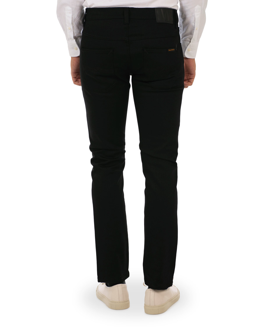 Herre | Jeans | Nudie Jeans | Grim Tim Organic Slim Fit Stretch Jeans Cold Black