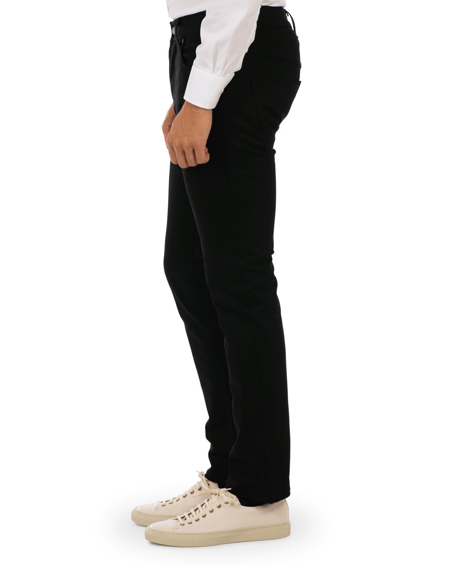 Herre | Jeans | Nudie Jeans | Grim Tim Organic Slim Fit Stretch Jeans Cold Black