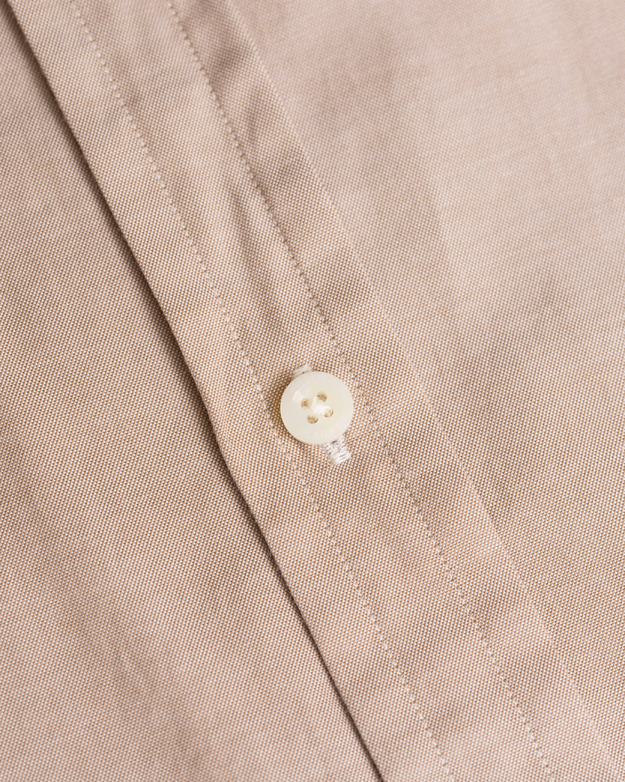 Herre | Skjorter | Polo Ralph Lauren | Cut Away Oxford Shirt Tan