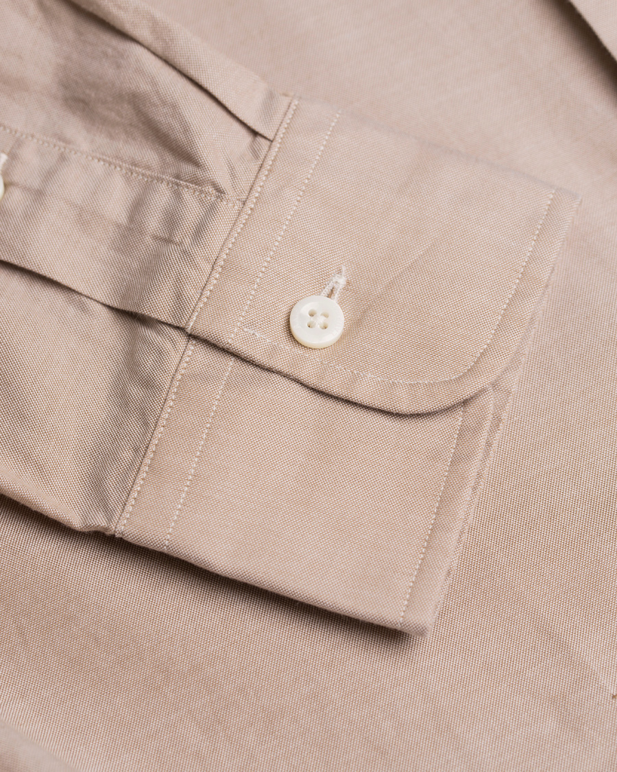 Herre | Skjorter | Polo Ralph Lauren | Cut Away Oxford Shirt Tan
