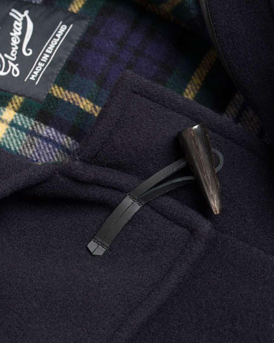 Herre | Jakker | Gloverall | Morris Duffel Coat Navy/Dress Gordon