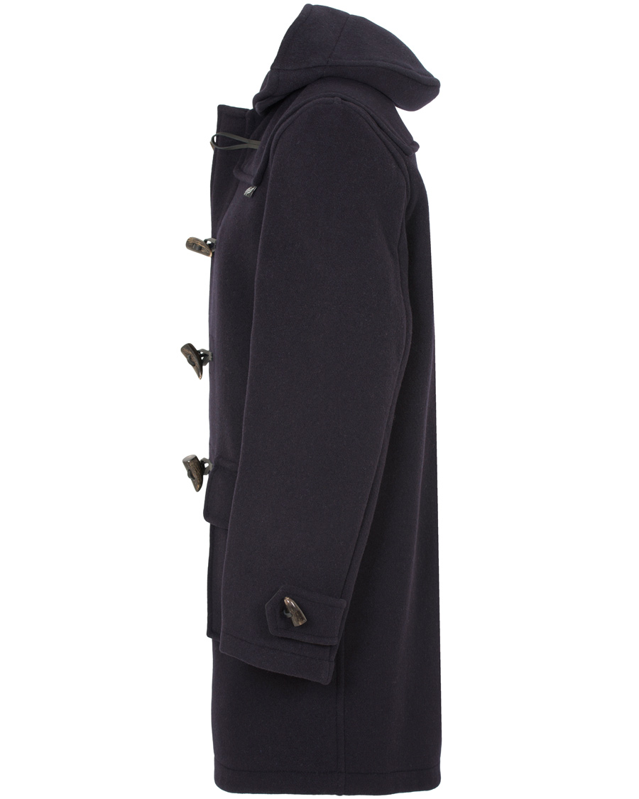Herre | Jakker | Gloverall | Morris Duffel Coat Navy/Dress Gordon