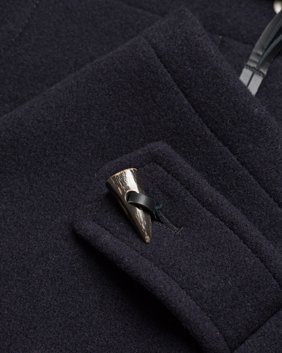 Herre | Jakker | Gloverall | Morris Duffel Coat Navy/Dress Gordon