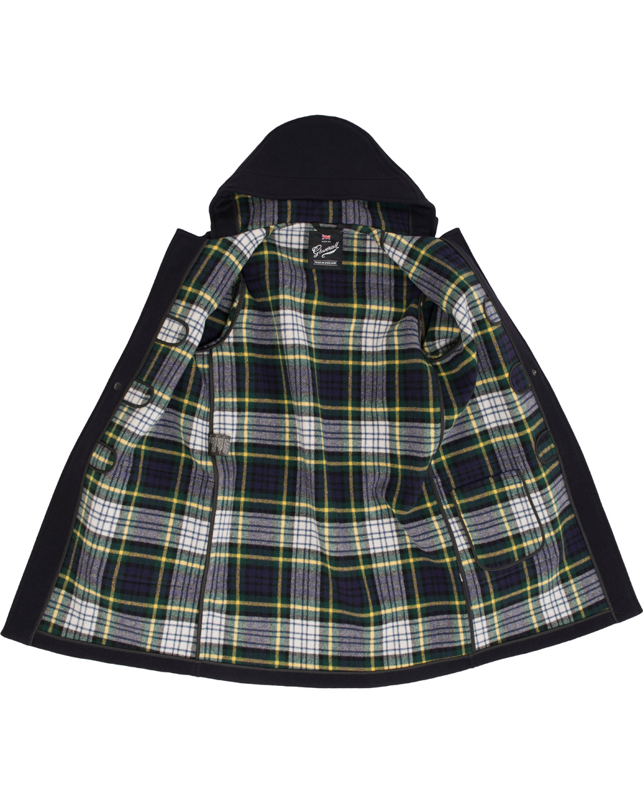 Herre | Jakker | Gloverall | Morris Duffel Coat Navy/Dress Gordon