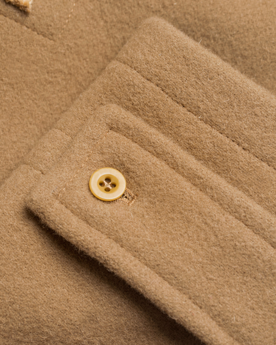 Herre | Jakker | Gloverall | Flag Monty Mid Length Duffle Camel