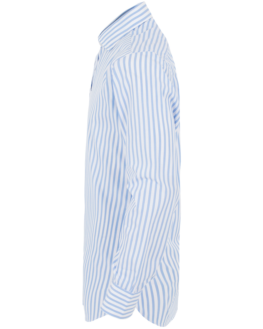 Herre | Skjorter | Turnbull & Asser | Slim Fit Bengal Stripe Shirt Light Blue