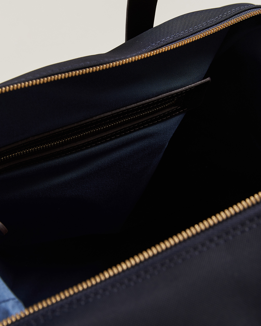 Herre | Tasker | Mismo | M/S Utility Nylon Duffle Bag Navy/Dark Brown
