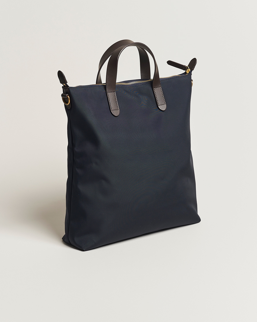 Herre | Tasker | Mismo | M/S Canvas Shopper Navy/Dark Brown