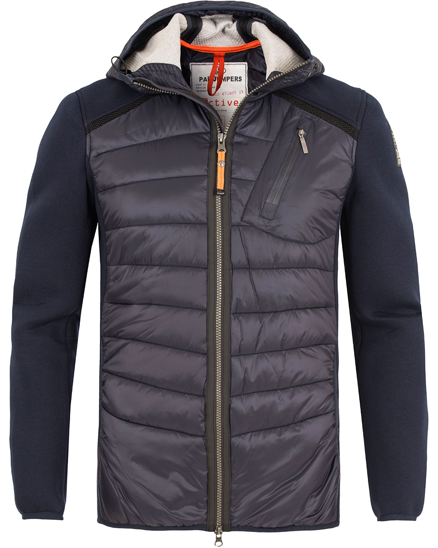 Herre | Jakker | Parajumpers | Nolan Active Warm Up Zip Jacket Blue/Black