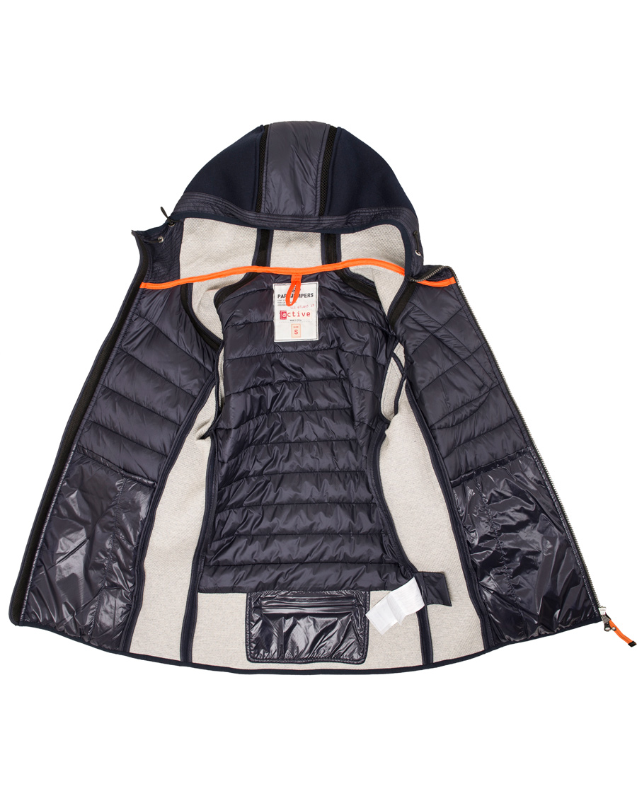 Herre | Jakker | Parajumpers | Nolan Active Warm Up Zip Jacket Blue/Black