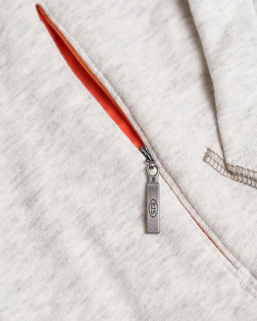 Herre | Trøjer | Parajumpers | Charlie Active Fleece Hoodie White Melange Slub