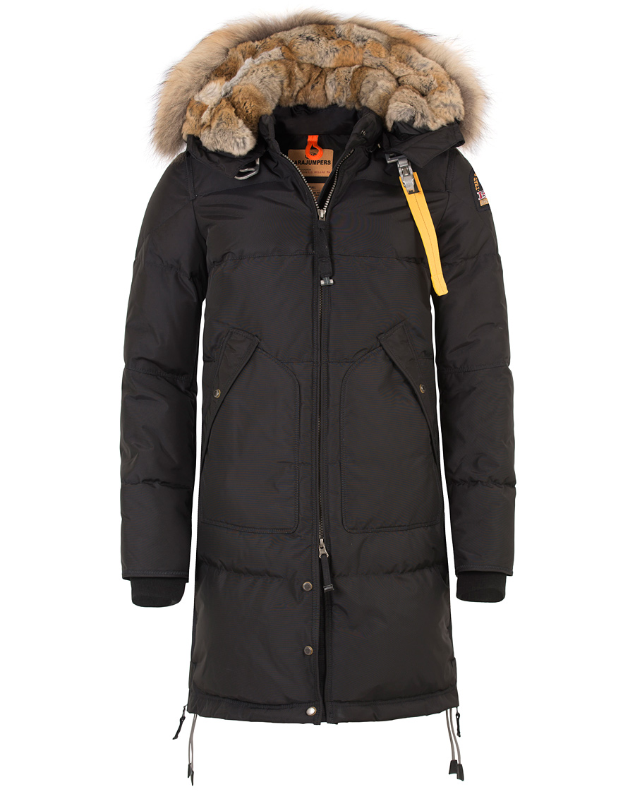 Herre | Parajumpers Woman Long Bear Masterpiece Jacket Black | Parajumpers | Woman Long Bear Masterpiece Jacket Black