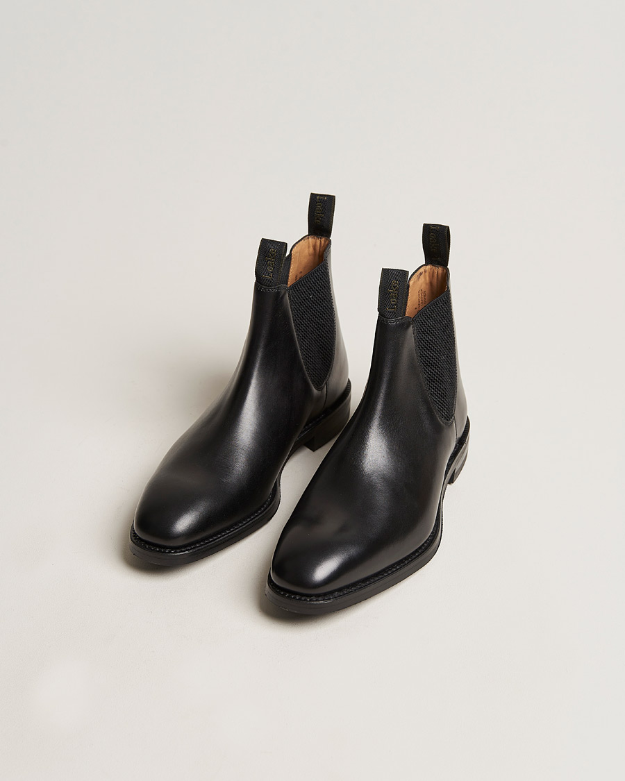 Herre | Best of British | Loake 1880 | Chatsworth Chelsea Boot Black Calf