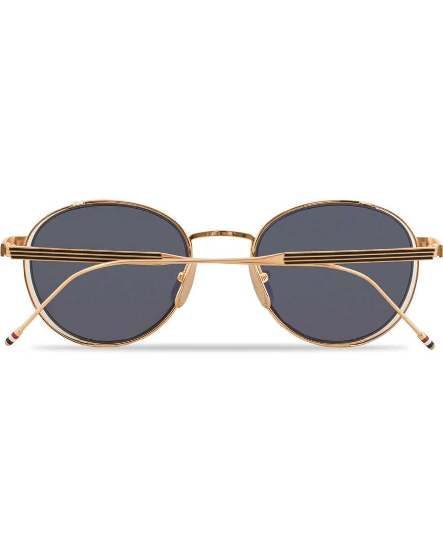 Herre | Thom Browne TB-106 Sunglasses Dark Grey/12 Carat Gold | Thom Browne | TB-106 Sunglasses Dark Grey/12 Carat Gold