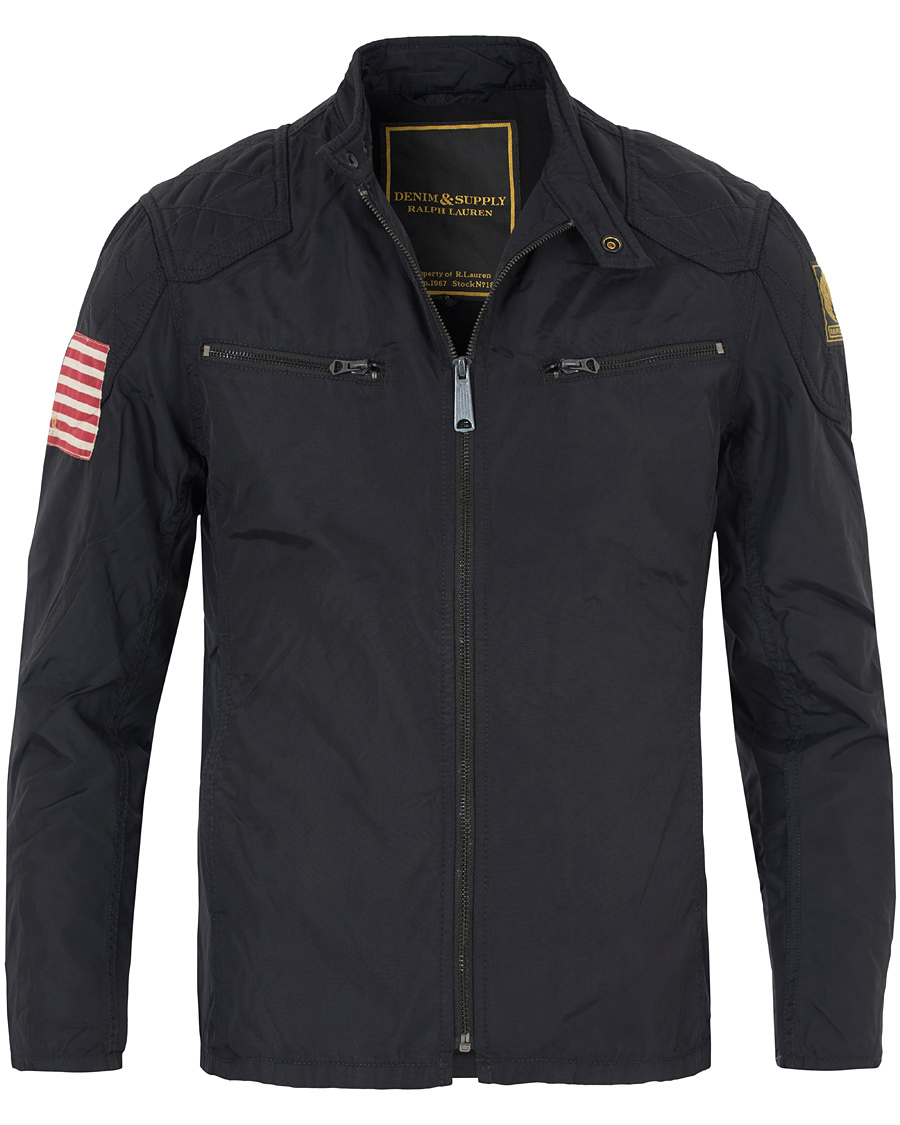 Herre | Jakker | Denim & Supply Ralph Lauren | Motorcycle Jacket Polo Black