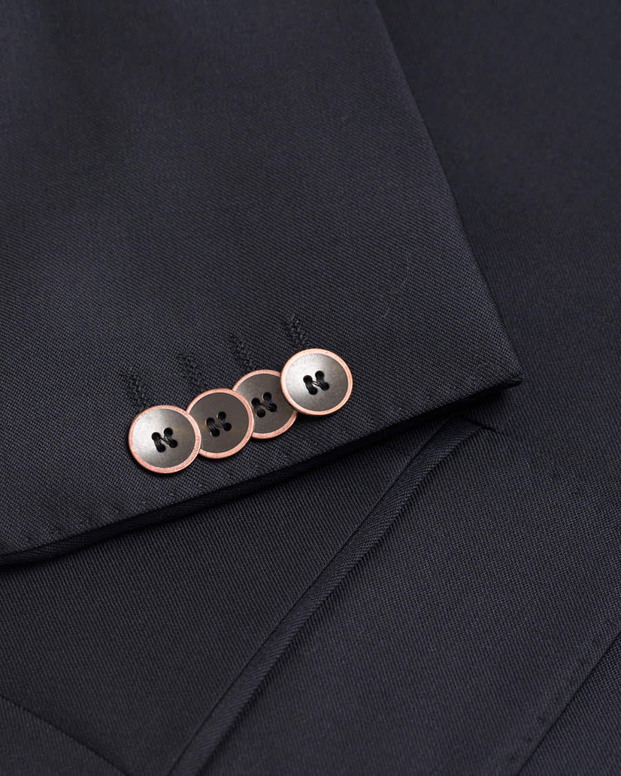 Herre | Blazere & jakker | Oscar Jacobson | Falke Elbow Patch Club Blazer Navy