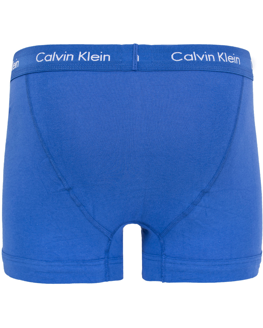Herre | Undertøj | Calvin Klein | Cotton Stretch Long Leg Trunk 3-pack Blue/Black/Cobolt