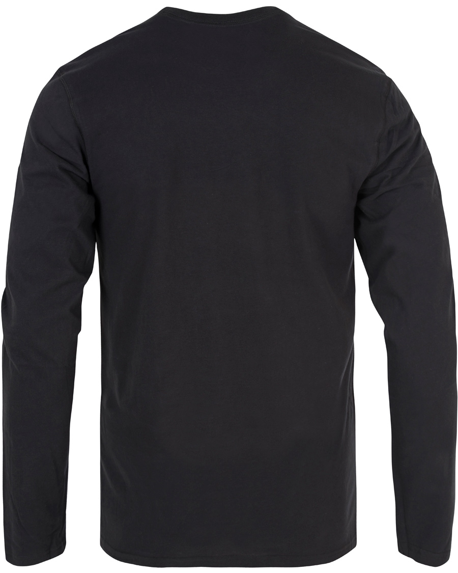 Herre | T-Shirts | Calvin Klein | Long Sleeve Crew Neck Tee Black