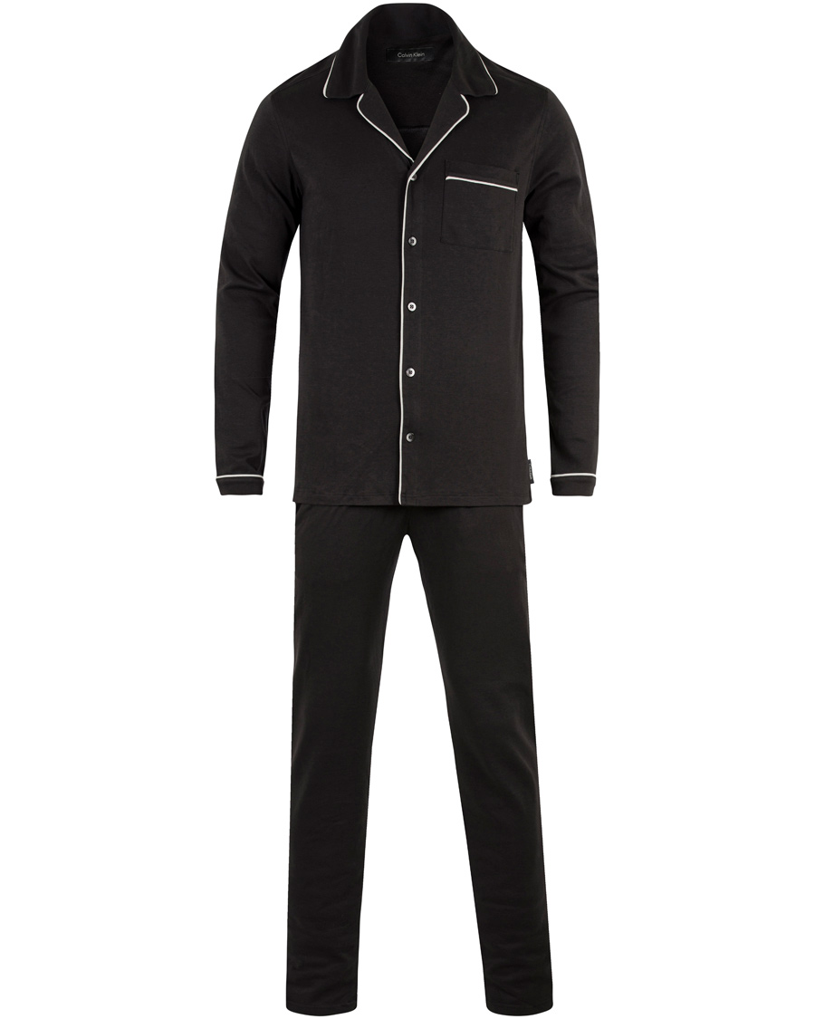 Herre | Undertøj | Calvin Klein | Elegant Cotton Pyjama Set Black