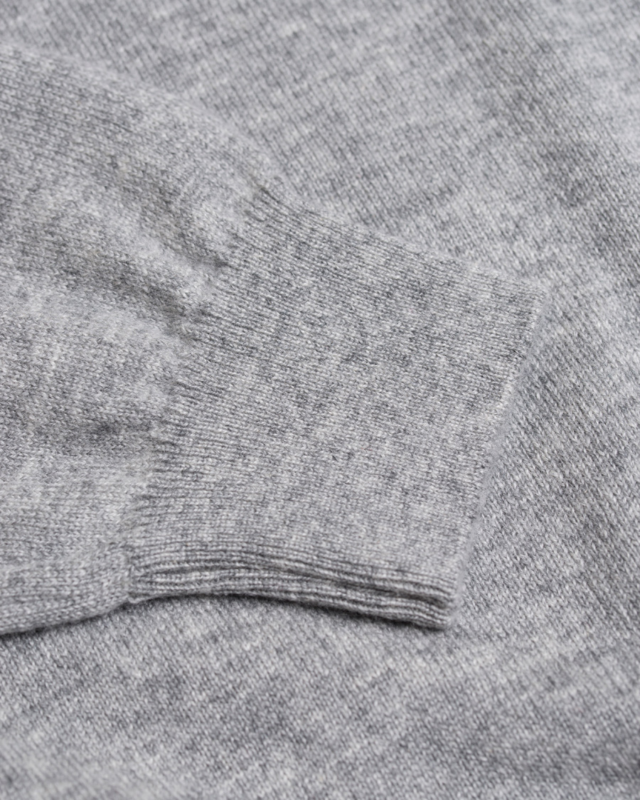 Herre | Trøjer | Johnstons of Elgin | Cashmere Crew Neck Light Grey