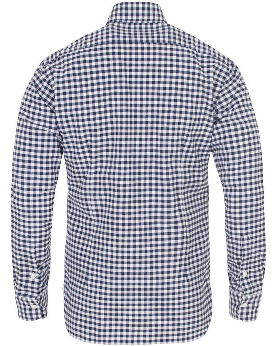 Herre | Skjorter | Barba Napoli | Dandylife Oxford Check Slim Fit Shirt Blue/White