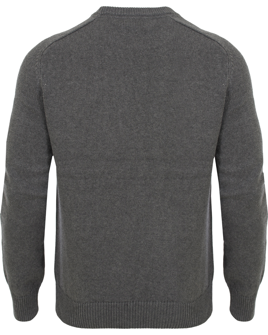 Herre | Trøjer | Morris | Lily Cotton Knit Oneck Dark Grey